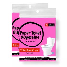 Besafe Forever Disposable Paper Toilet Seat Cover, 20 Sheets, Pink-image-18