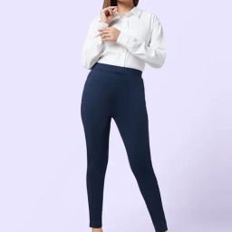 YU by Pantaloons Navy High Rise Tights-image-44