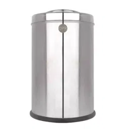 OPR 7 L Silver Stainless Steel Swing Lid Dustbin 1 Pc-picture-39
