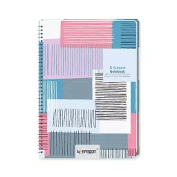 Pragya A4 Single Ruled Subject Notebook 70 GSM 200 Pages with Hard Case Cover 21.5x30 cm (Pack of 2)-23