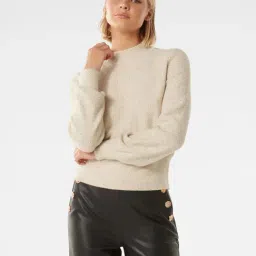 Forever New Cream Embellished Sweater-picture-17