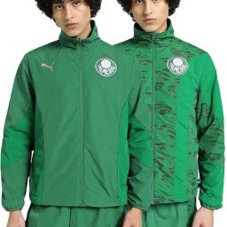 Puma Green Kidsuper Regular Fit Reversible Jacket-image-89