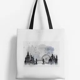 ARTBUG Unisex Graphic Printed Two Handles Regular Tote Bag image 3