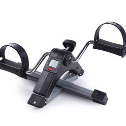 SEAVOKES Pedal Exercise Machine | Mini Fitness Cycle For Home Fixing Strap | Adjustable Resistance Band & LCD Display | Fits Under Desk image 2