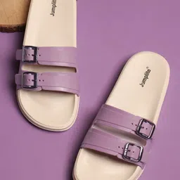 JUMPLITE Women Open Toe Flats-image-29