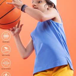 Pine Active Sleeveless Solid Colour Tee - Royal Blue-picture-29