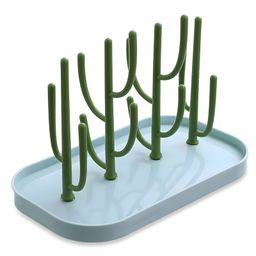 Bembika Baby Drying Rack For Bottles Baby Bottle Drying Stand For Babies - Green-image-2