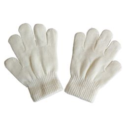 Tipy Tipy Tap Woolen Full Finger Gloves - White-picture-22