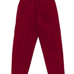 Kiddopanti Cotton Solid Pajama With Single Pocket - Red-image-67