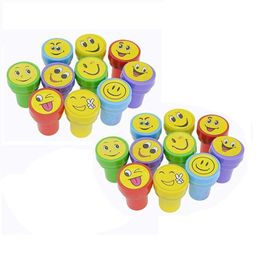New Pinch Motivational Stamps for Kids 20 Pcs Plastic Stamp Toys - Multicolor-13
