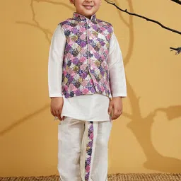 Aj DEZInES Boys Solid Kurta with Dhoti Pant-image-29