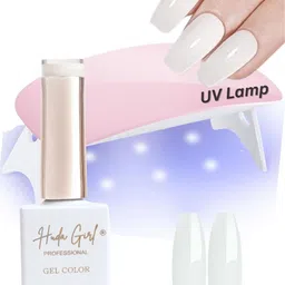 Huda Girl Soak Long Wearing Off UV Gel Nail Polish- 15 ml- White-10