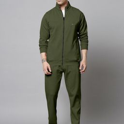 Triptee Mock Collar Long Sleeves Zipper Tracksuit-image-11