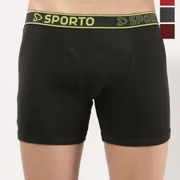 Sporto by Macho Pack Of 4 Mid-Rise Trunks-picture-15