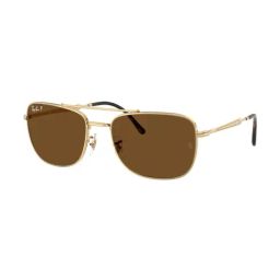Ray-Ban Core Brown Rectangular Polarized Unisex Sunglasses-19