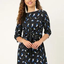 Style Quotient Black Printed Dress-picture-33