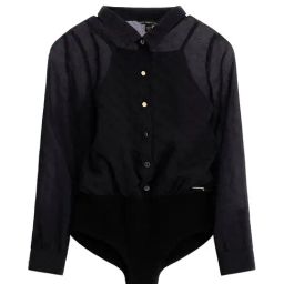 Guess Kids Black All Over 4G Logo Regular Fit Shirt-image-97
