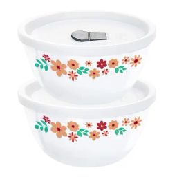 Larah by Borosil White Opalware Bowl - Set of 2-image-26