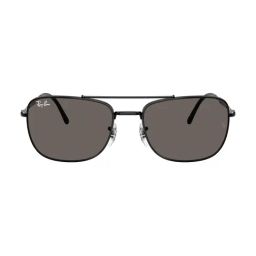 Ray-Ban Core Grey Rectangular UV Protection Unisex Sunglasses image 2