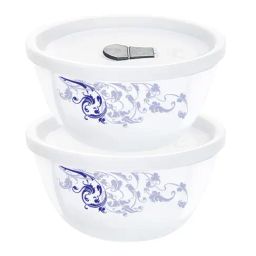 Larah by Borosil White Opalware Bowl - Set of 2-image-94