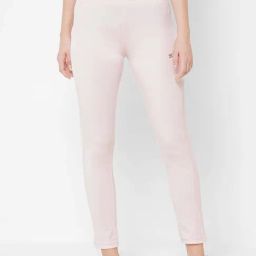 Sweet Dreams Soft Pink Mid Rise Sports Tights-picture-31