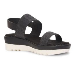 Bata Women Winter Black Sandals-image-45