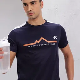 HRX by Hrithik Roshan Typography Printed Rapid-Dry Running T-shirt-image-64