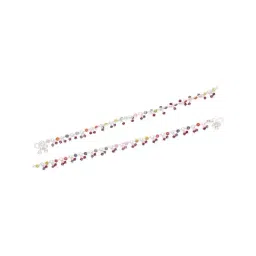 Sri Jagdamba Pearls Veda 0.8 Silver Anklets-image-50