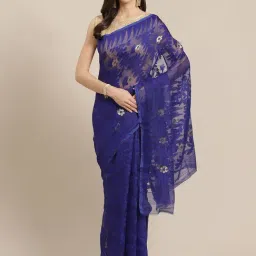 Kalakari India Purple Woven Saree-picture-46