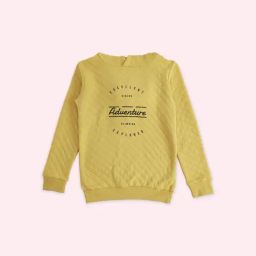 Pantaloons Junior Yellow Cotton Printed Full Sleeves Sweatshirt-picture-6