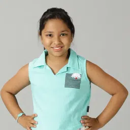 Kiddopanti Kids Mint Green Printed T-Shirt-image-32
