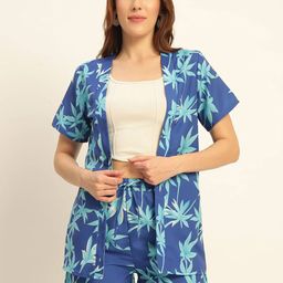Deewa Printed Shrug With Shorts Co-Ords-image-74