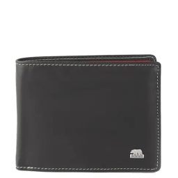 Brown Bear Black & Red Casual Leather Rfid Bi-Fold Wallet for Men-image-77