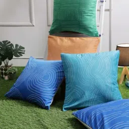 Romee Multicolor Polyester Cushion Cover - Set of 5-21