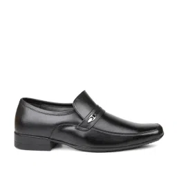 Privo by Inc.5 Men's Black Formal Loafers-image-97
