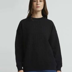 Pepe Jeans Black Cotton Self Pattern Sweatshirt-image-25