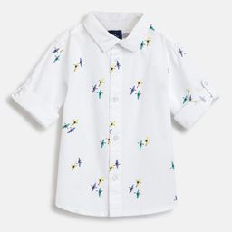 Chicco Boys Relaxed Opaque Printed Casual Shirt-image-22