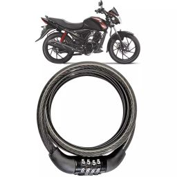 Cartronics 4 Digit Password Bike Number Lock for Suzuki Sling-10