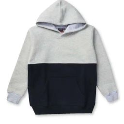 Gini & Jony Kids White & Navy Cotton Color Block Full Sleeves Sweatshirt-3