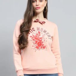 Monte Carlo Peach Graphic Print Sweatshirt-image-37