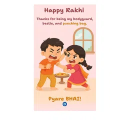 Anouk Set Of 6 Diamond Rakhi With Quirky Card, Roli & Chawal image 4