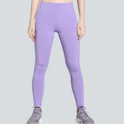 Puma Purple Plain Leggings-image-68