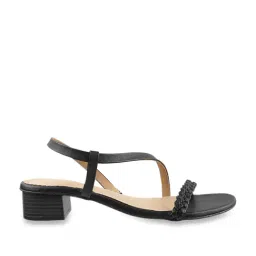 Metro Women's Black Sling Back Sandals-picture-17