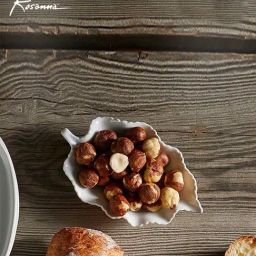 Rosanna White Nature's Table Medium Leaf Tray-19