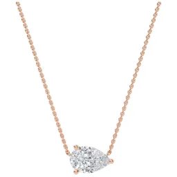 SHINE ETERNAL Lab Grown Diamond 14k (585) Rose Gold Pendant for Women-picture-6