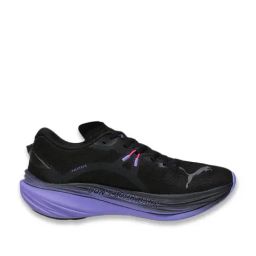 Puma Men's Black & Dark Amethyst Deviate NITRO 3 DT Running Shoes-image-83