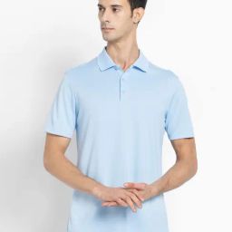 adidas Blue ADI PERF Polo T-Shirt-image-46