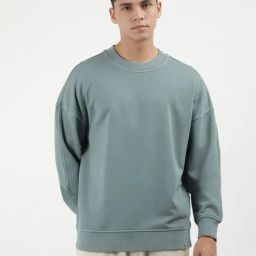 Calvin Klein Jeans Green Cotton Regular Fit Sweatshirt-picture-22