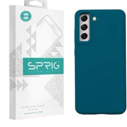 Sprig Liquid Silicone Back Cover for Samsung Galaxy S21 FE 5G (Blue)-image-92