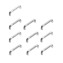 Implemental 152.4 mm (6 Inch) Stainless Steel Chrome D Type Drawer Pull Handle (Pack of 10)-picture-23